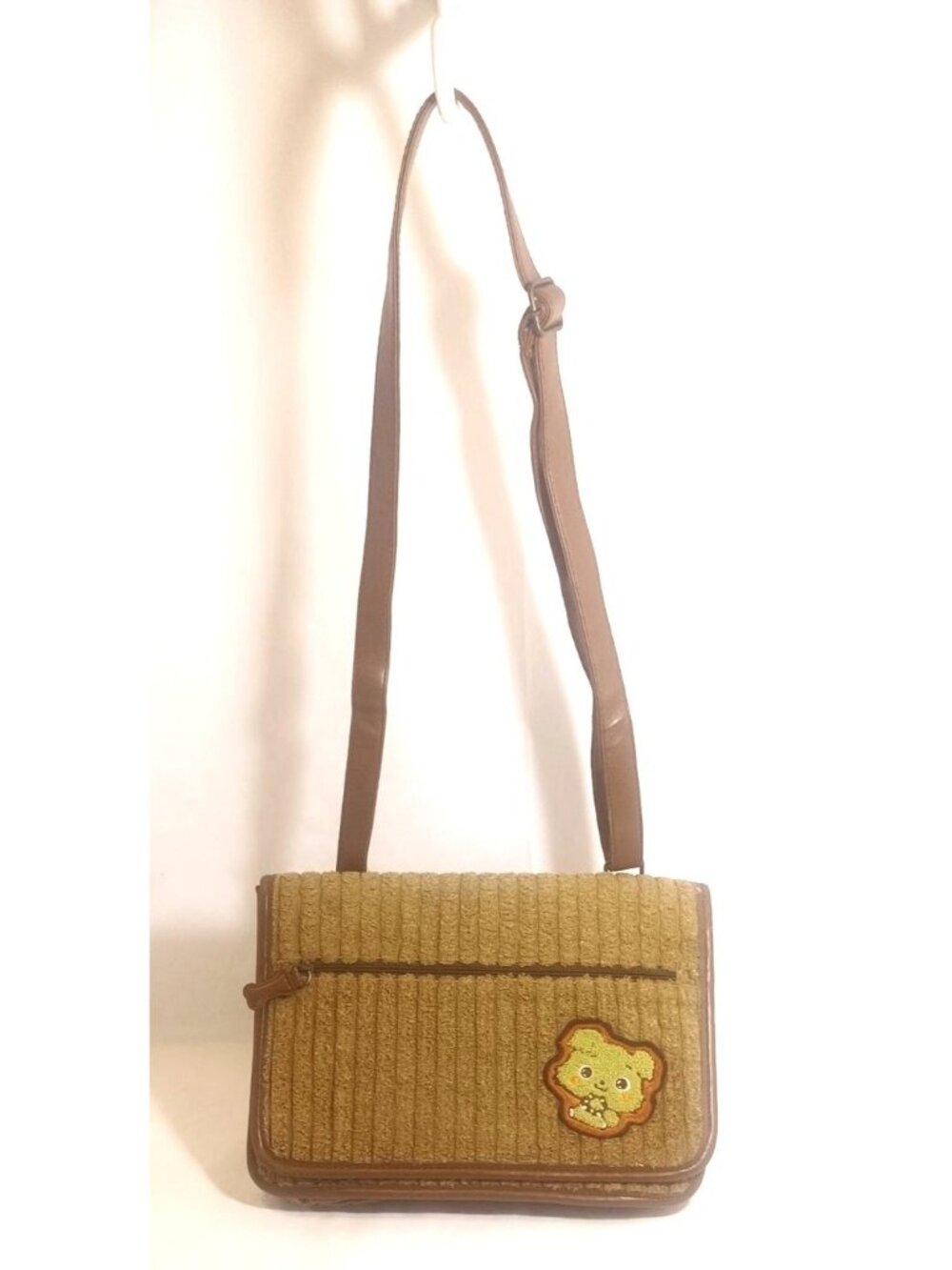 Vtg 2004 Sanrio Puppy Dog Corduroy Shoulder Bag Purse Crossbody Kawaii Y2K Rare